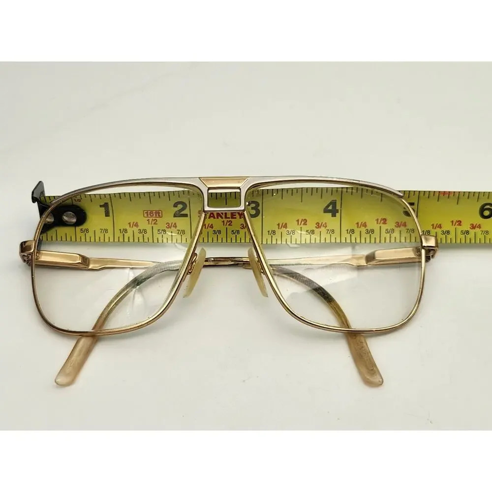 Vintage Gucci Aviator Eyeglasses Gold Frames Mens